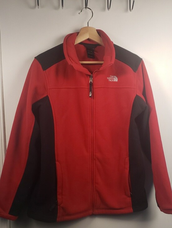 The North Face Other - The North Face Boys XL/TG Red and Black Fleece Utility Jacket